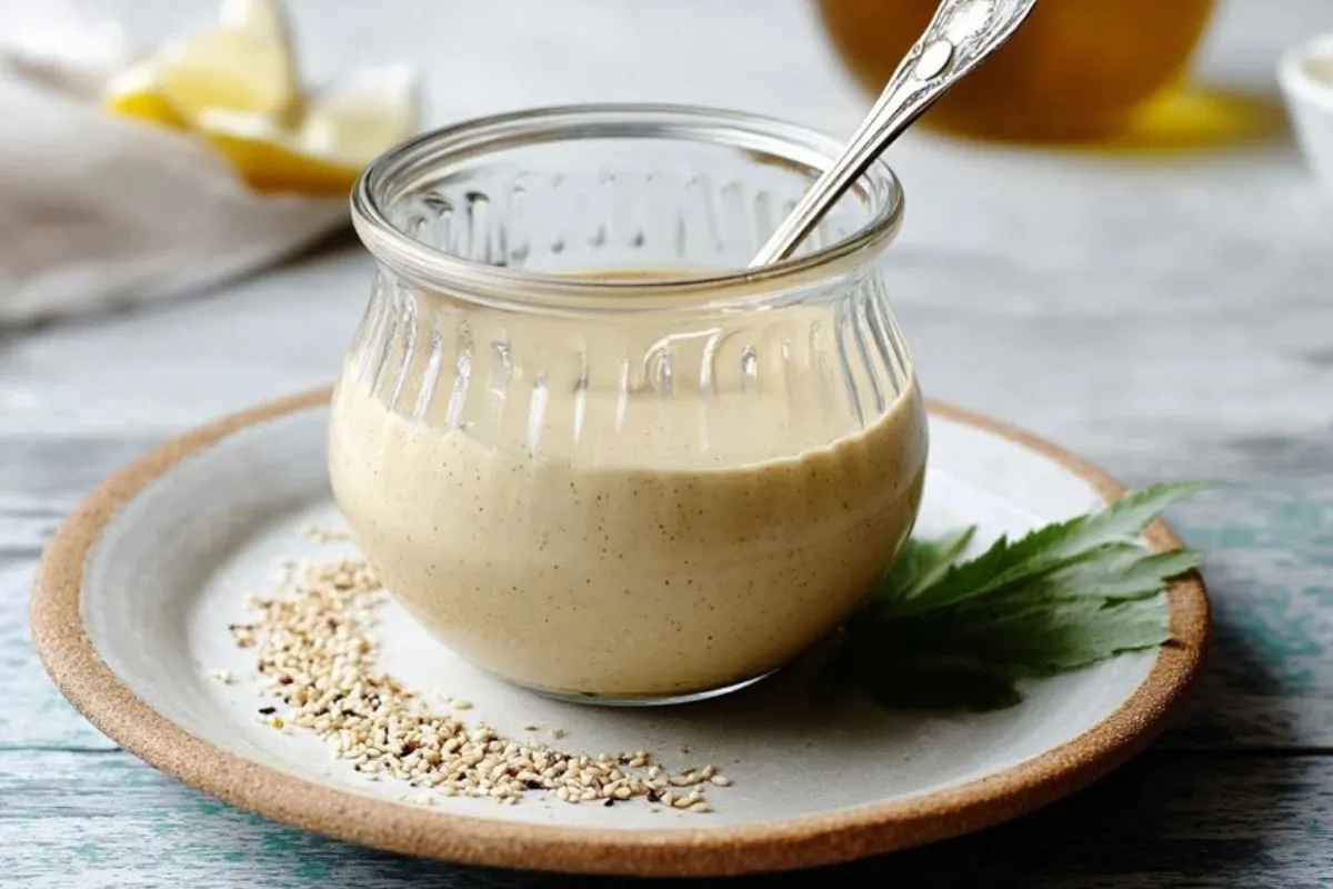 Ahorn-Dijon-Tahini-Dressing