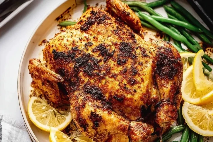 Einfache Heißluftfritteuse Ganze Hähnchen