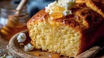 Fluffiges Honig-Maisbrot