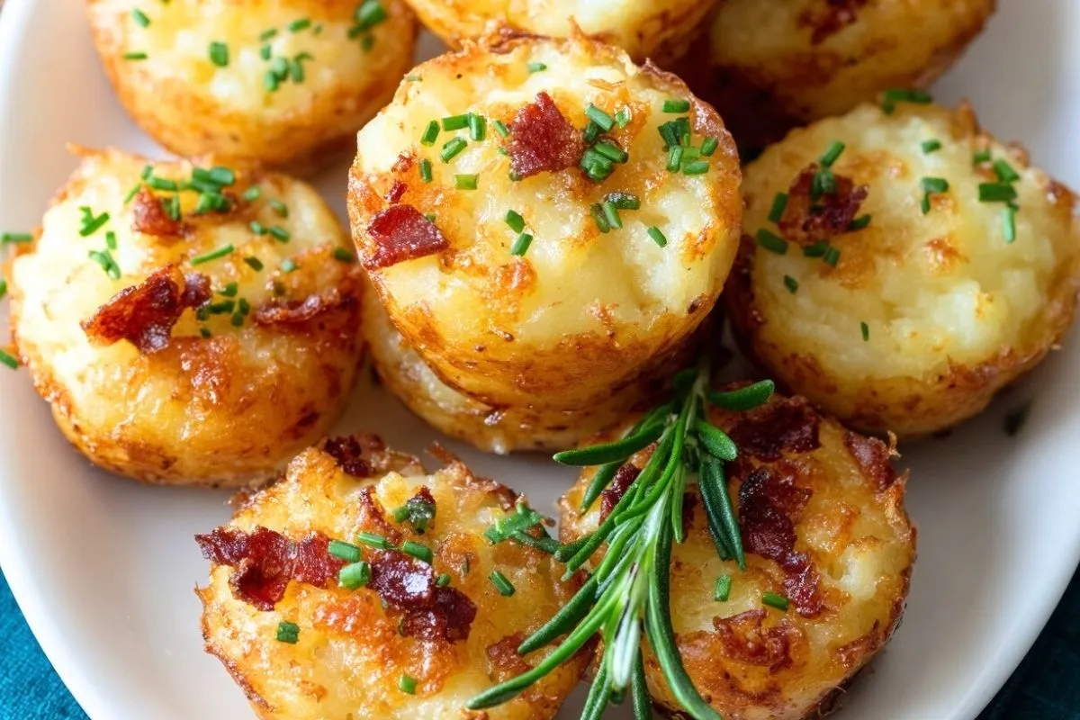 Gefüllte Kartoffelpüree-Häppchen