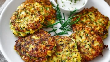 Gesunde Zucchini-Puffer