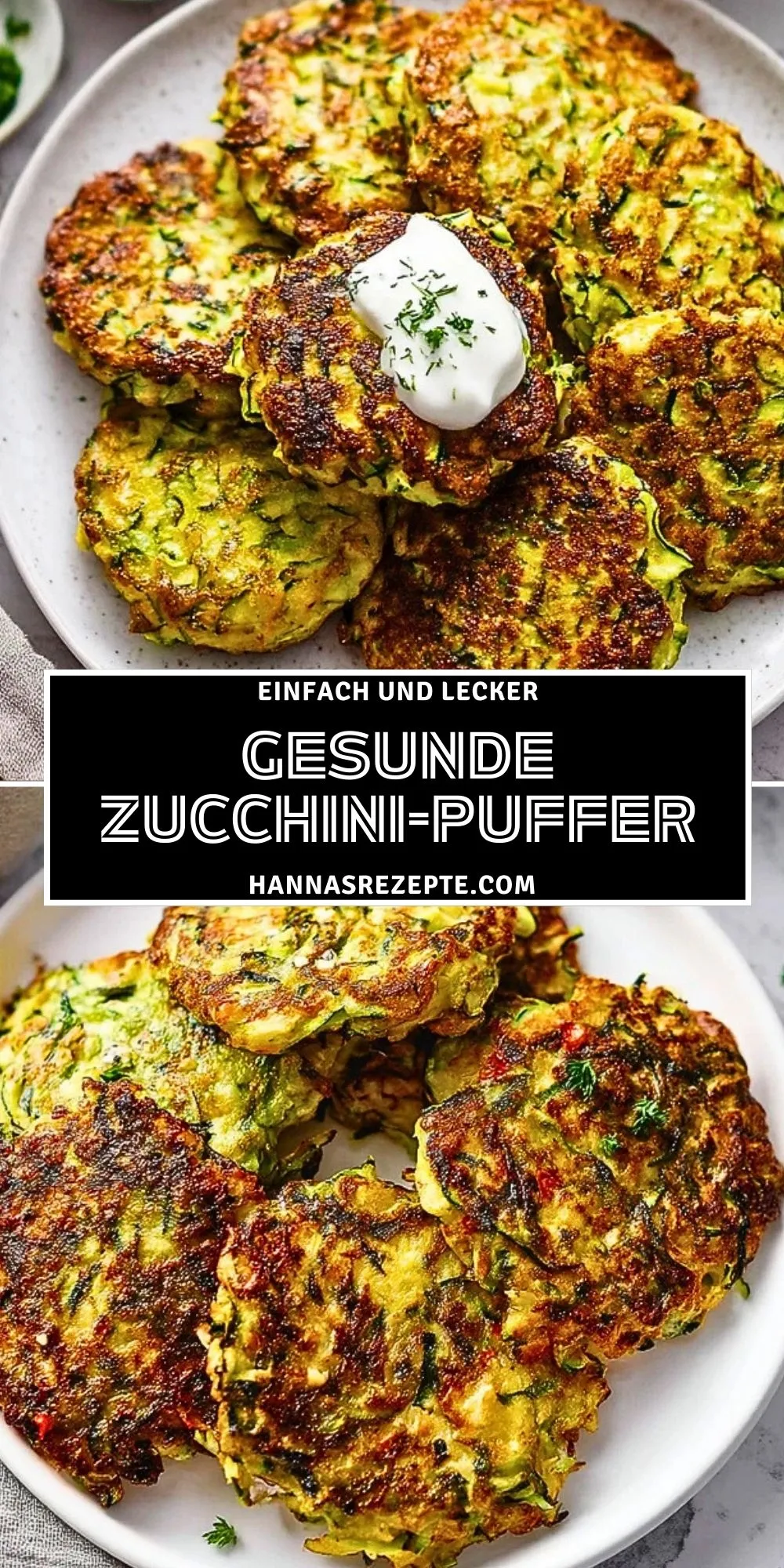 Gesunde Zucchini-Puffer