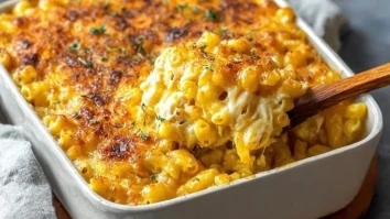 Hausgemachte Makkaroni mit Käse