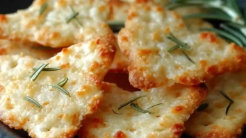Hausgemachte Parmesan-Rosmarin-Cracker
