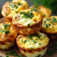 Hüttenkäse-Ei-Muffins