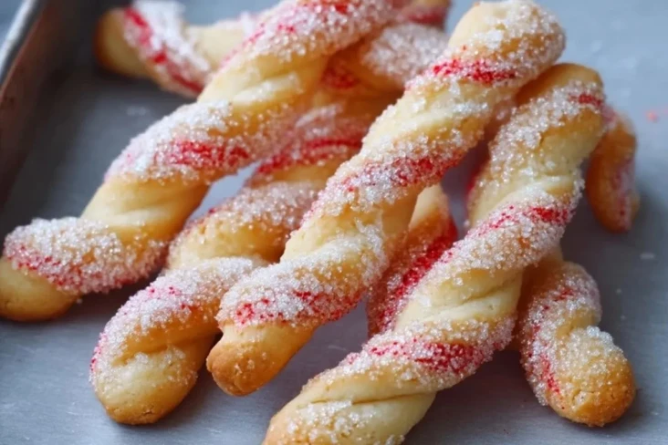 Knusprige Zuckerstangen-Kekse