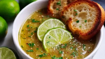 Leckere Mexikanische Knoblauchsuppe