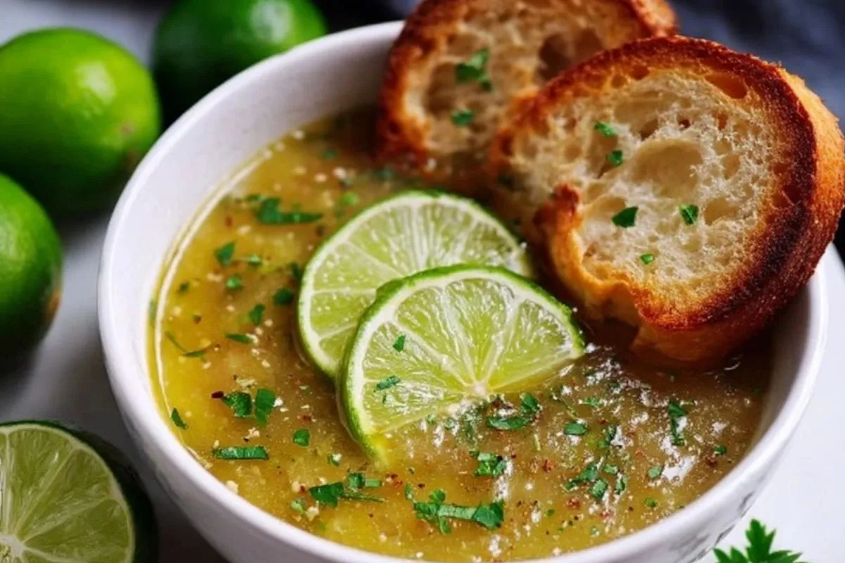 Leckere Mexikanische Knoblauchsuppe