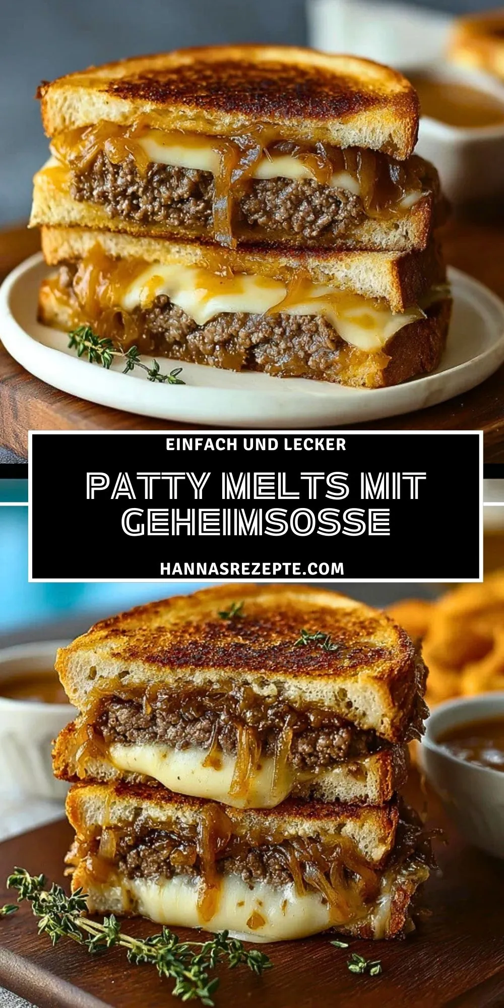 Patty Melts mit Geheimsoße