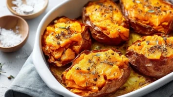 Perfekt Gebackene Süßkartoffeln