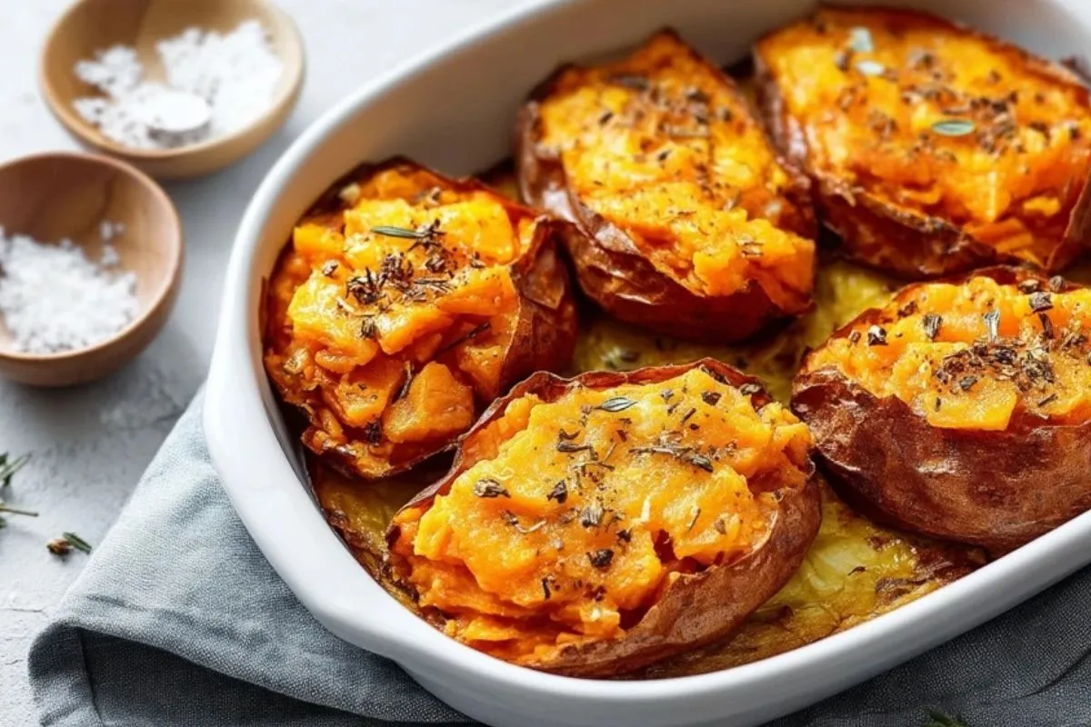 Perfekt Gebackene Süßkartoffeln