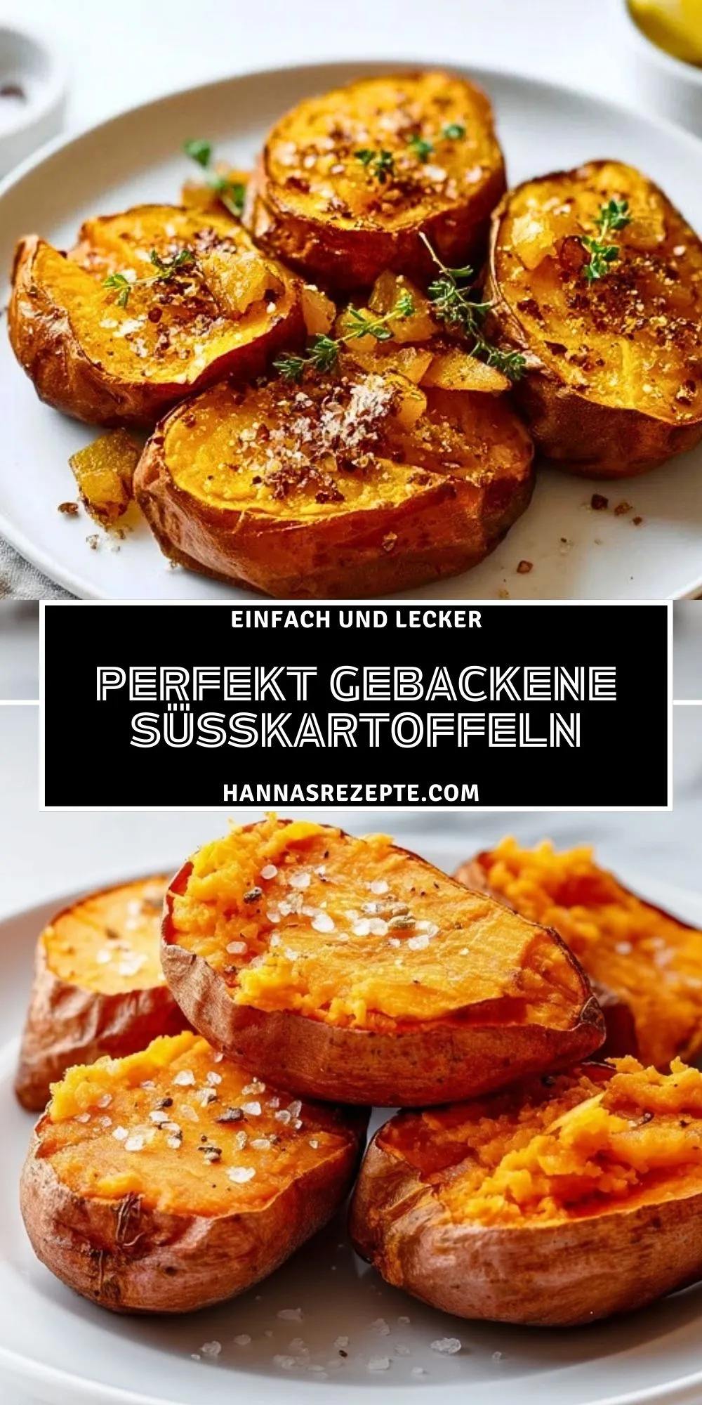 Perfekt Gebackene Süßkartoffeln