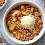 Wunderbarer Apfel-Crumble