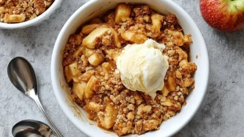Wunderbarer Apfel-Crumble