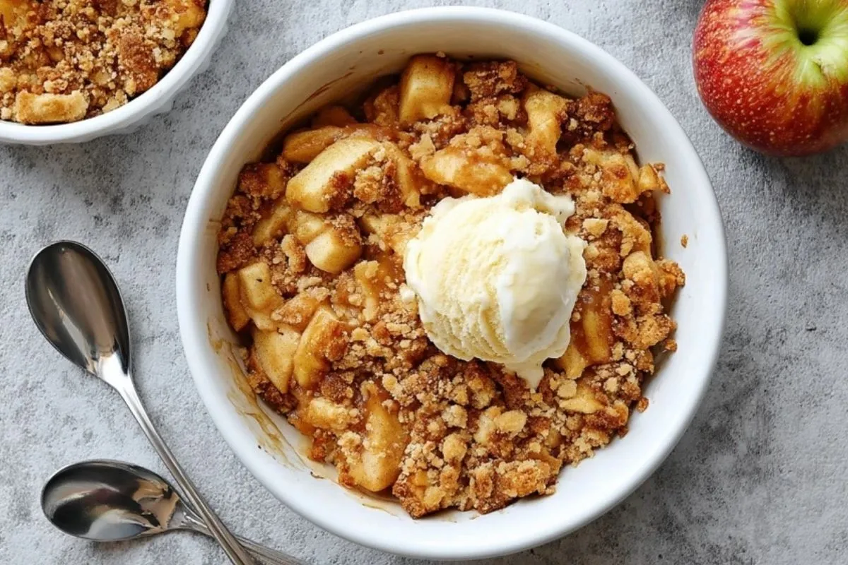 Wunderbarer Apfel-Crumble