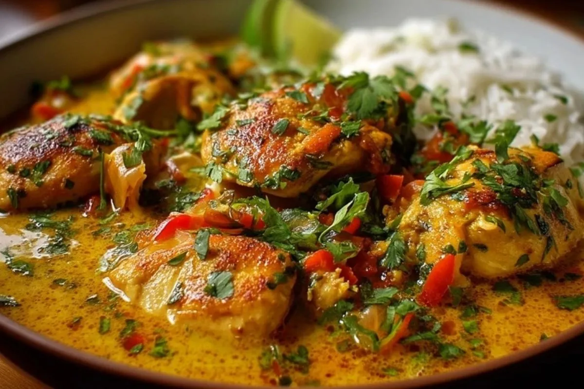 Brasilianisches Kokosnuss-Hühnchen