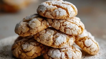 Braune Butter Zimt-Krümelplätzchen