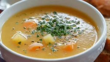 Cremige Kartoffel-Möhren-Suppe