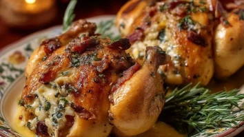 Gefüllte Cornish-Hühner