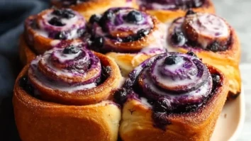 Heidelbeer-Zimtschnecken