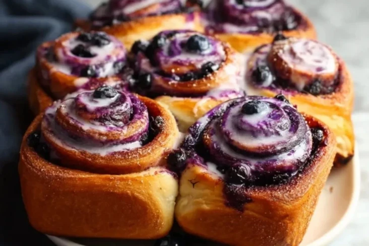 Heidelbeer-Zimtschnecken