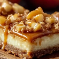 Karamell-Apfel-Cheesecake-Riegel