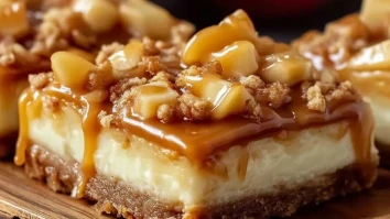 Karamell-Apfel-Cheesecake-Riegel