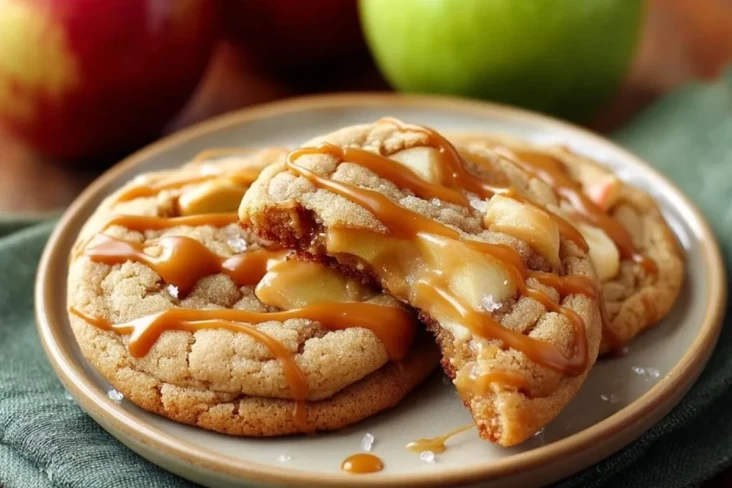 Karamell-Apfel-Plätzchen