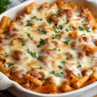 Käseüberbackene Ziti