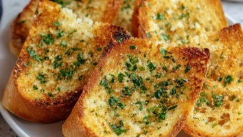 Knuspriges Knoblauchbrot