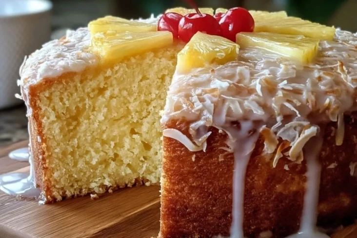 Köstlicher Piña Colada Gugelhupf