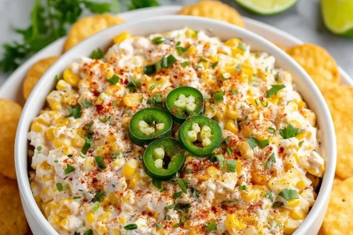 Mexikanischer Straßenmaisdip