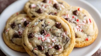 Pfefferminz-Schokoladenkekse