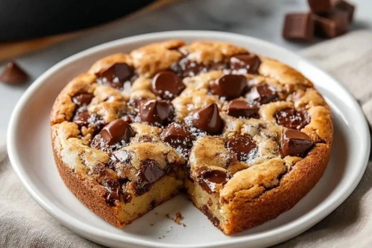 Schokoladenkeks aus der Pfanne