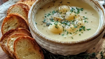 Wohlschmeckende Landhaus-Knoblauch-Suppe