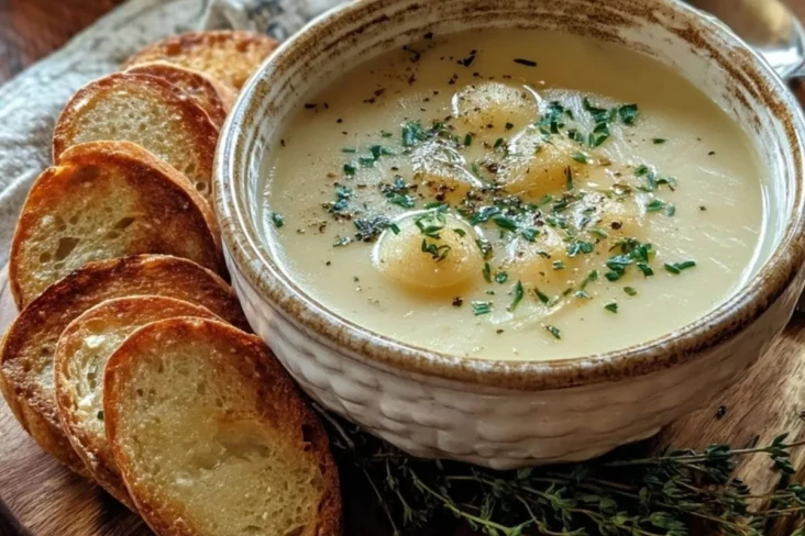 Wohlschmeckende Landhaus-Knoblauch-Suppe