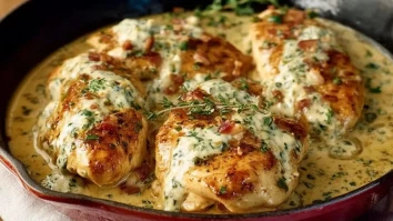 Boursin Käse Hähnchen