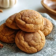 Braune Butter Kürbis Snickerdoodle Plätzchen