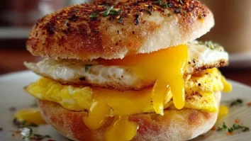 Eier Sandwich Muffin