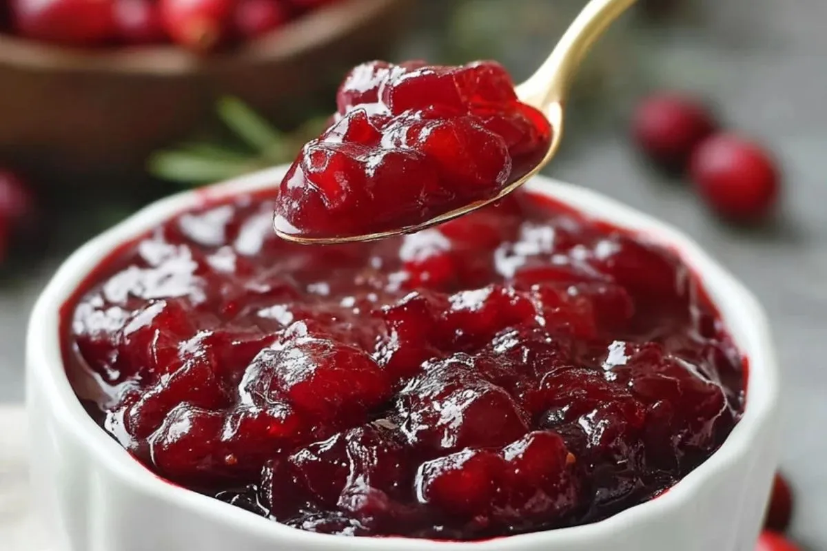 Einfache Klassische Preiselbeersauce