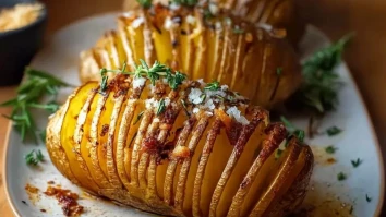 Hasselback Kartoffeln