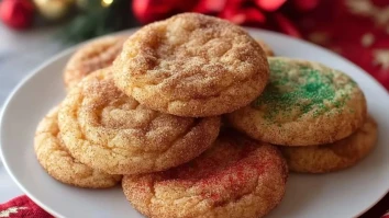 Kauzige Weihnachts-Snickerdoodles