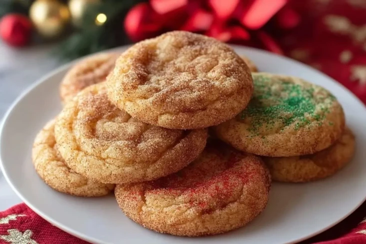Kauzige Weihnachts-Snickerdoodles