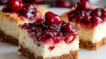 Kirschenkäsekuchen Riegel