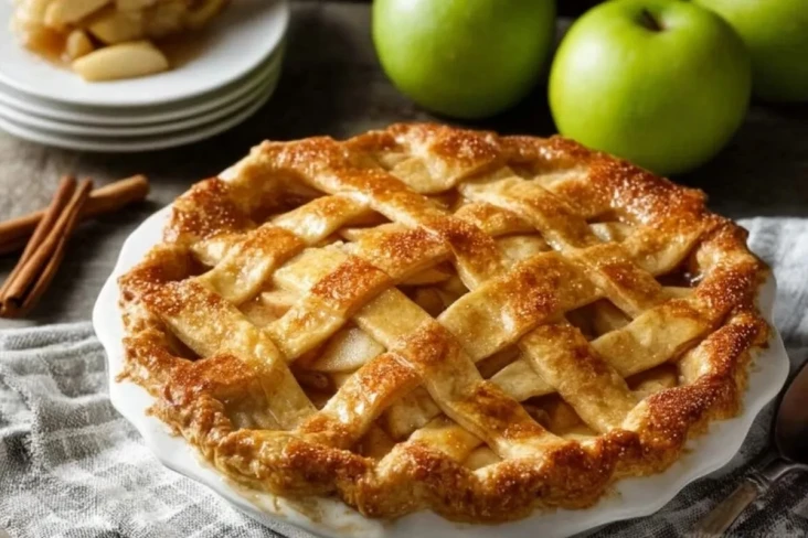 Klassischer Amerikanischer Apfelkuchen