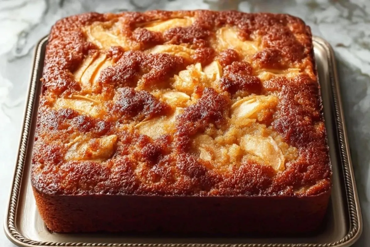 Klassischer Zimt-Apfelkuchen