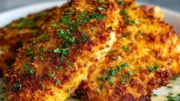 Knuspriges Parmesan-Hühnchen