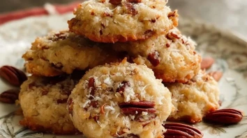 Kokosnuss-Pekannuss-Kekse