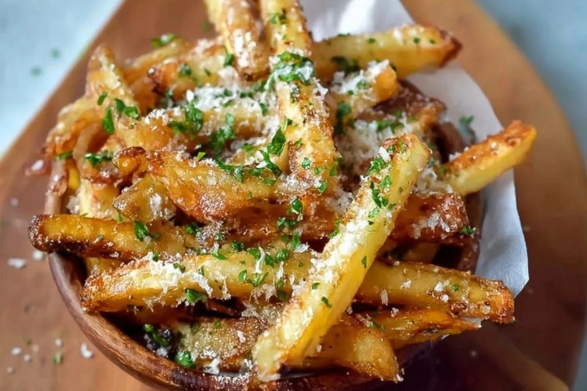 Krosse Parmesan-Trüffel-Pommes