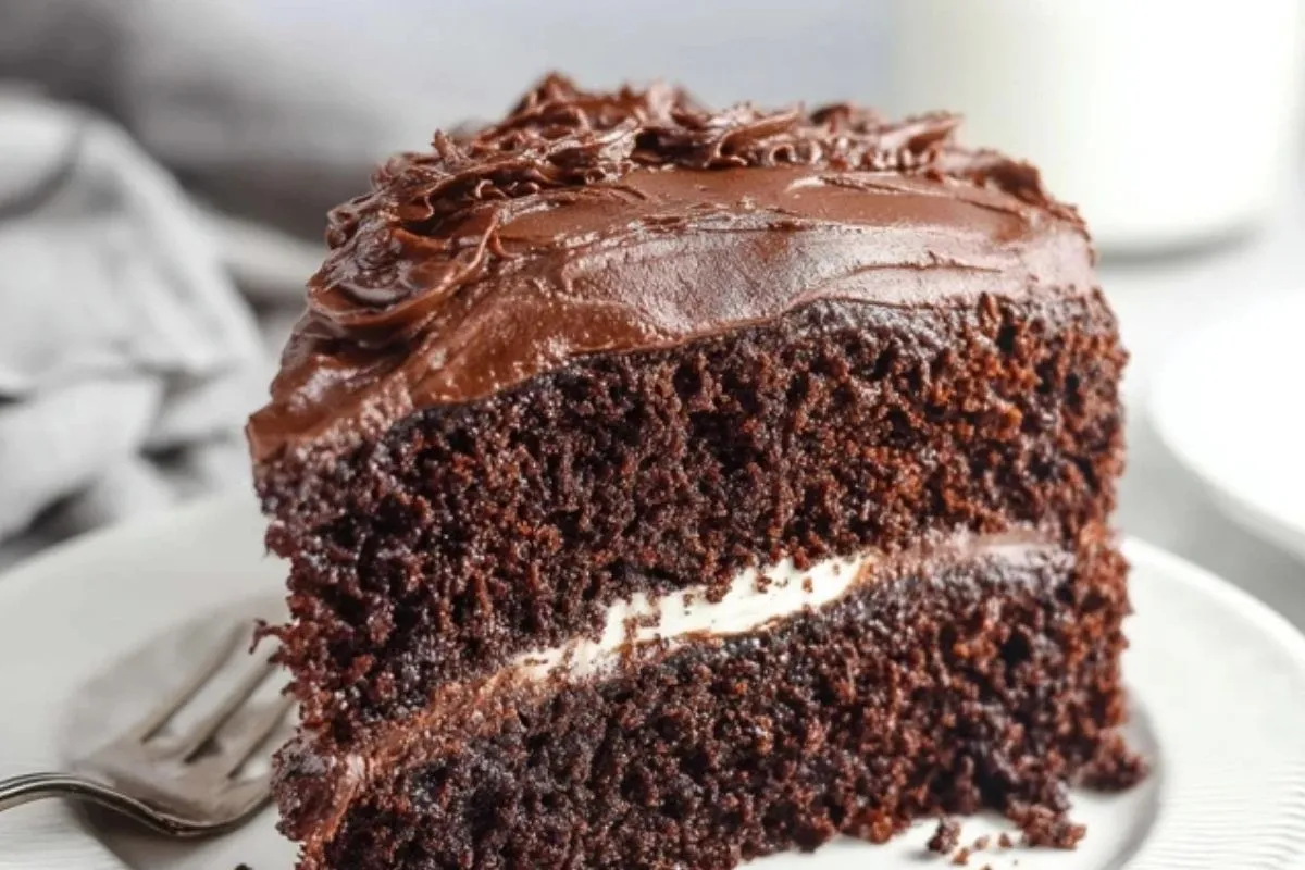 Schokoladenkuchen mit Mayonnaise